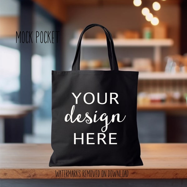 Black Tote Mockup Shopping Bag Mockups Shopping tote Mock Up Gift Mockup gardening Mock-up SVG Mock up Sublimation Digital Download Jpg Png