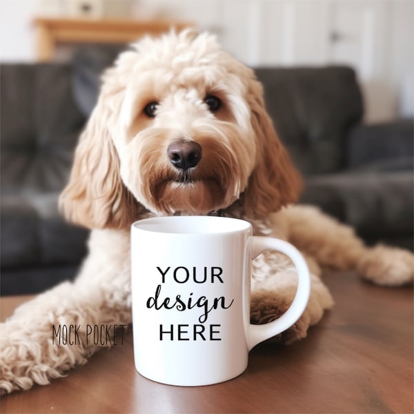 Dog Coffee Cup Mug Mockup wedding pink Styled Stock Photography, 11 oz Mug Mockup, digital download mug