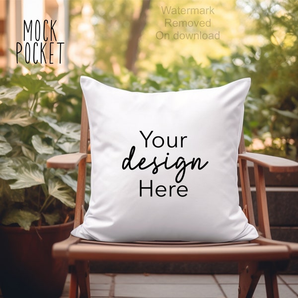 Square pillow mockup, pillow mockup, white pillow mockup, pillow stock photo, styled stock photo, styled pillow mockup, instant download