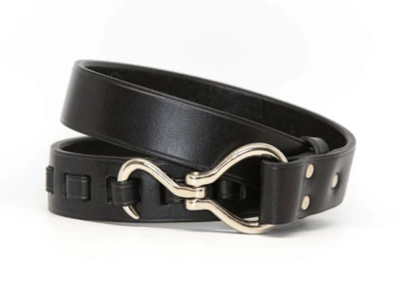 Black Hoof Pick Belt With Silver - Etsy