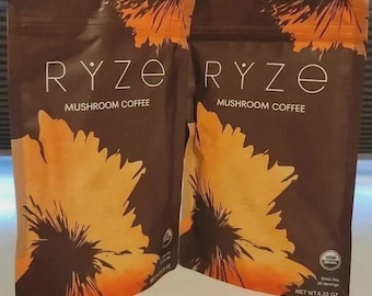 2-Pack RYZE Organic Mushroom Coffee USA Free Shipping