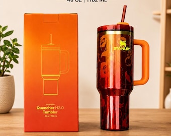 Stanley x KAROL G 40oz Quencher H2.0 FlowState Tumbler Cup New Limited IN HAND
