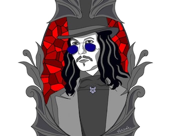 Dracula Vinyl Sticker
