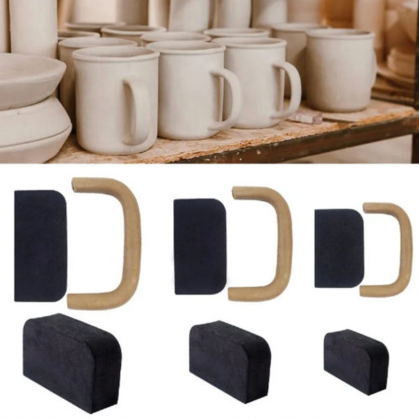 12Pcs Mug Handle Molds for Clay