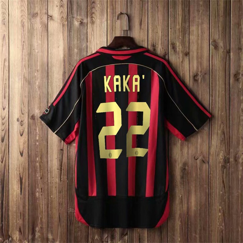 AC Mailand Retro Trikot 20062007 Heimtrikot AC Milan Kaka Etsy Schweiz