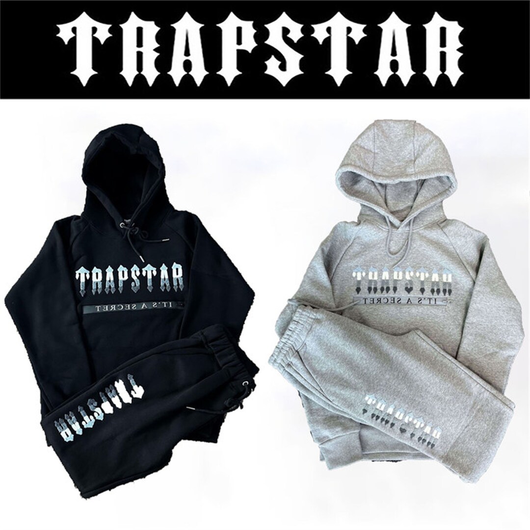 Trapstar Chenille Decoding 2.0 Hoodie Set Trapstar 8850 Etsy Australia
