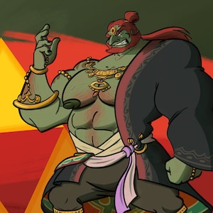 A4 AFDRUKKEN: Ganondorf (TotK)