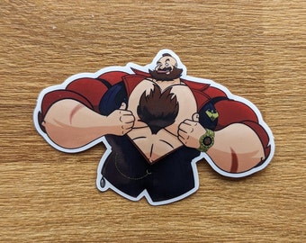 PEGATINA: Zangief Strippin'