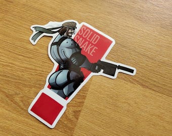 STICKER: Solid Snake (Cakes)