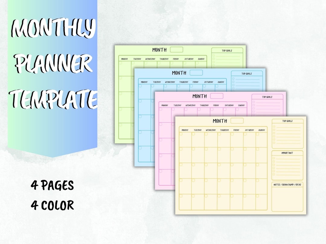 Digital Planner Template Kit Happy Planner Templates Teacher Etsy