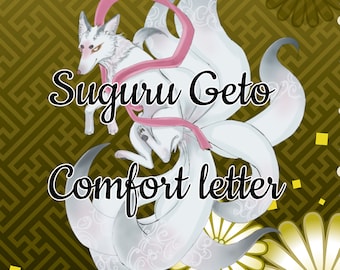 Comfort letter from Suguru Geto