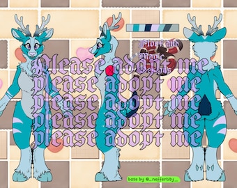Doe Furry Character Adoption: Reference Sheet