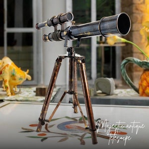 Engravable Working Brass Telescope, Pirates Spyglass, Boating Gift, Graduation Gifts, Personalized Anniversary Gifts, Birthday gifts for Son