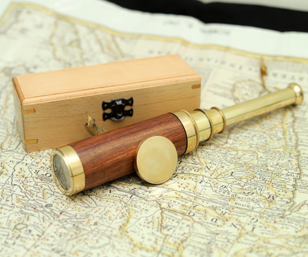 Pirate Telescope Handmade Pirate Spyglass Decorative Telescope 20