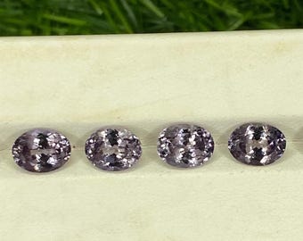 Oval Faceted Alexandrite: Color Change Synthetic Gemstone for Jewelry