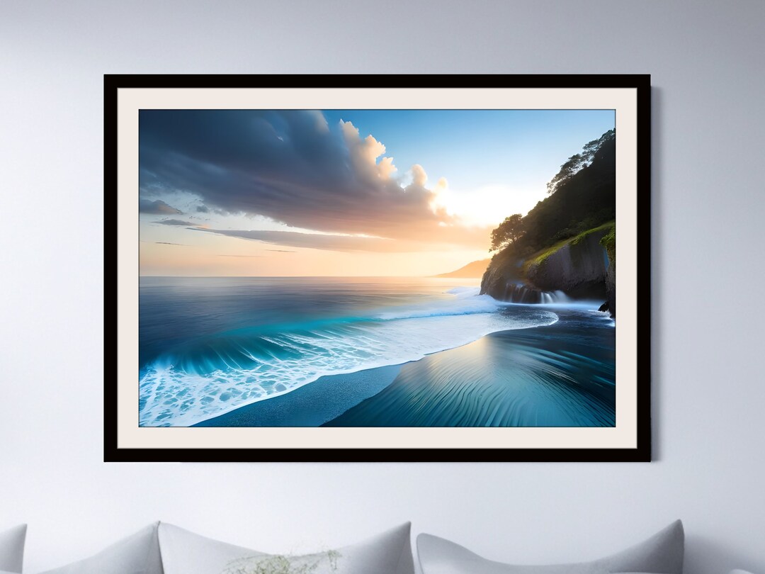 Printable Sunset Beach Ocean Sunset Digital Download Sunset - Etsy