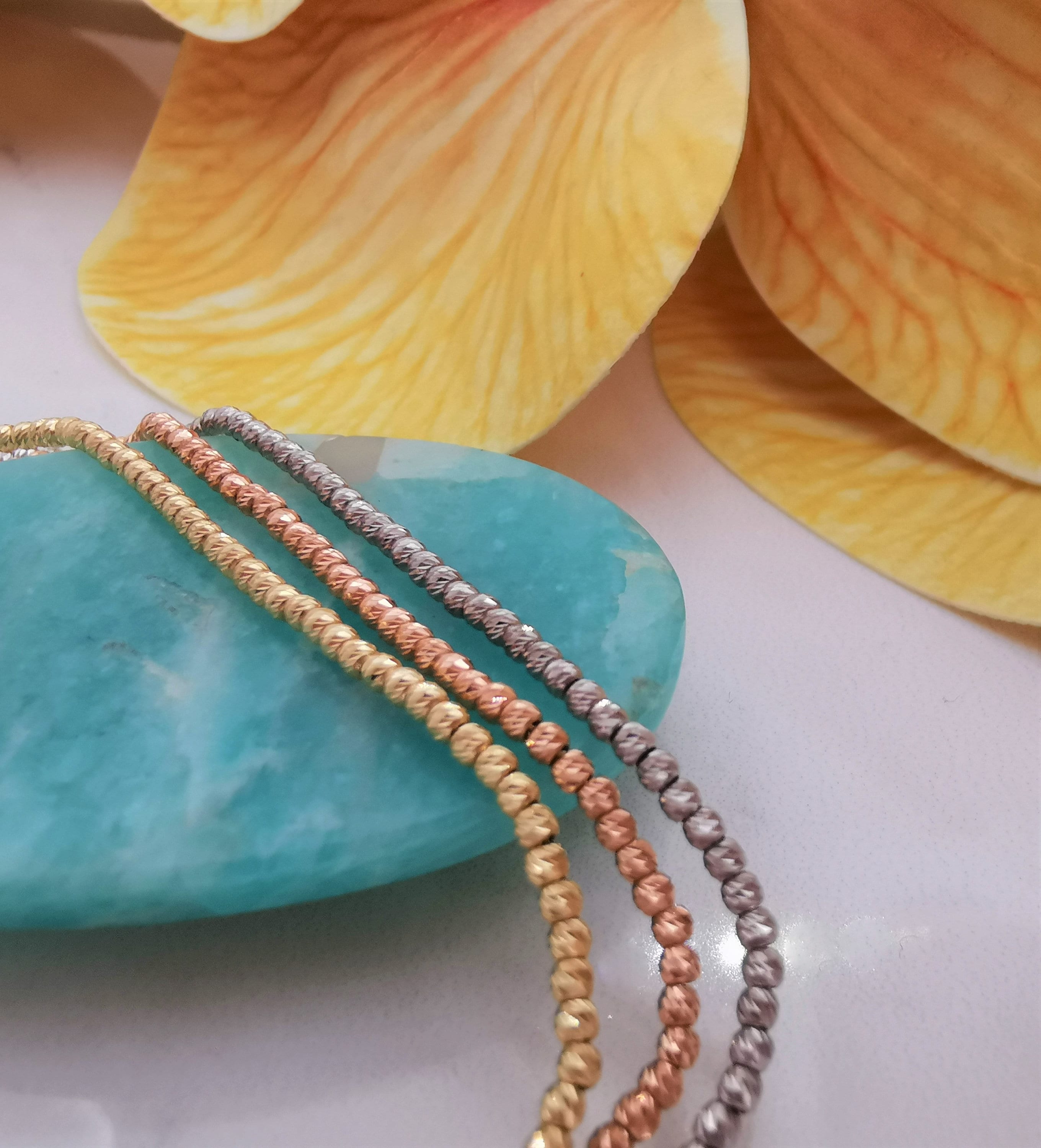 3 (2.4mm) SOLID COPPER Ball Chain Bracelets And Necklaces