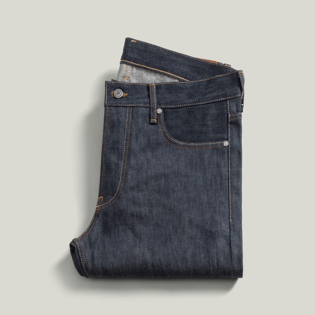 Craftsman's Raw Selvedge Denim Straight Worker Jean, Tailor Made Denim ...