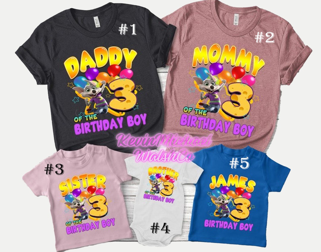 Personalized Chuck E Cheese Birthday Shirt Chuck E Cheese Etsy Personalized Chuck E Cheese Birthday Shirt Chuck E Cheese Etsy