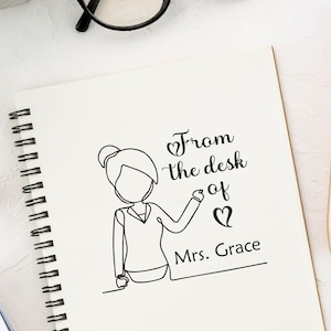 Teacher Library Stamp | Teacher Book Stamp | Teacher gift | Personalized Classroom Stamp