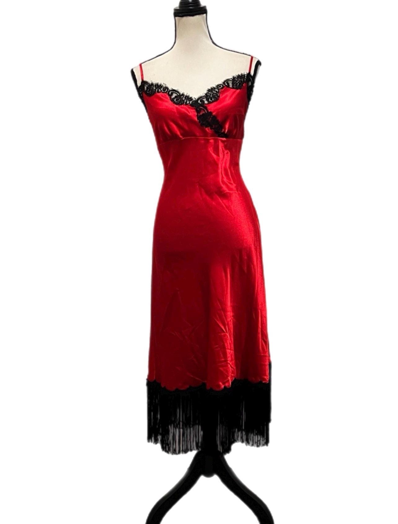 Red Dress Betsey Johnson - Etsy
