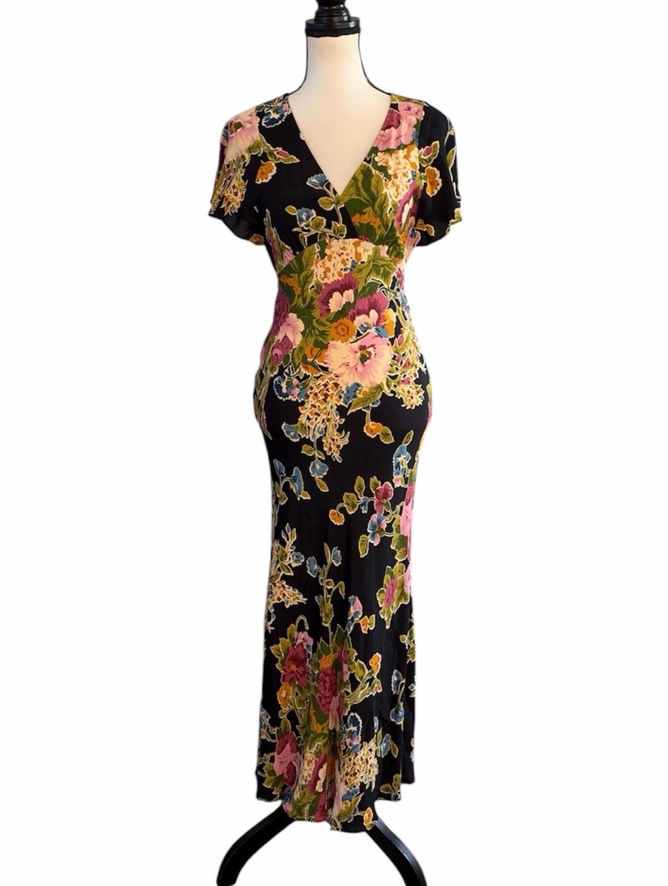 Betsey Johnson Black Floral Dress - Etsy