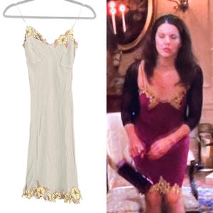 lorelai gilmore red lace dress ASO Lorelai Gilmore Red Crochet Midi Dress Featured in Gilmore Girls Size 12