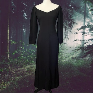 Vintage Betsey Johnson New York Goth Witchy Vamp Midi Maxi Dress Sz L XL (Please Read Description Before Purchasing)