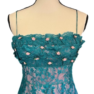 ベッツィジョンソンBetsey Johnsonヴィンテージ 4レース　ドレス古着 Betsey Johnson Vintage 4 Pink Tulle Organza Front Zip Mini
