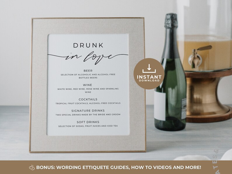 Drink Menu Template With Canva Bar Menu Template Signature Drinks Drink menu template with canva bar menu template signature drinks