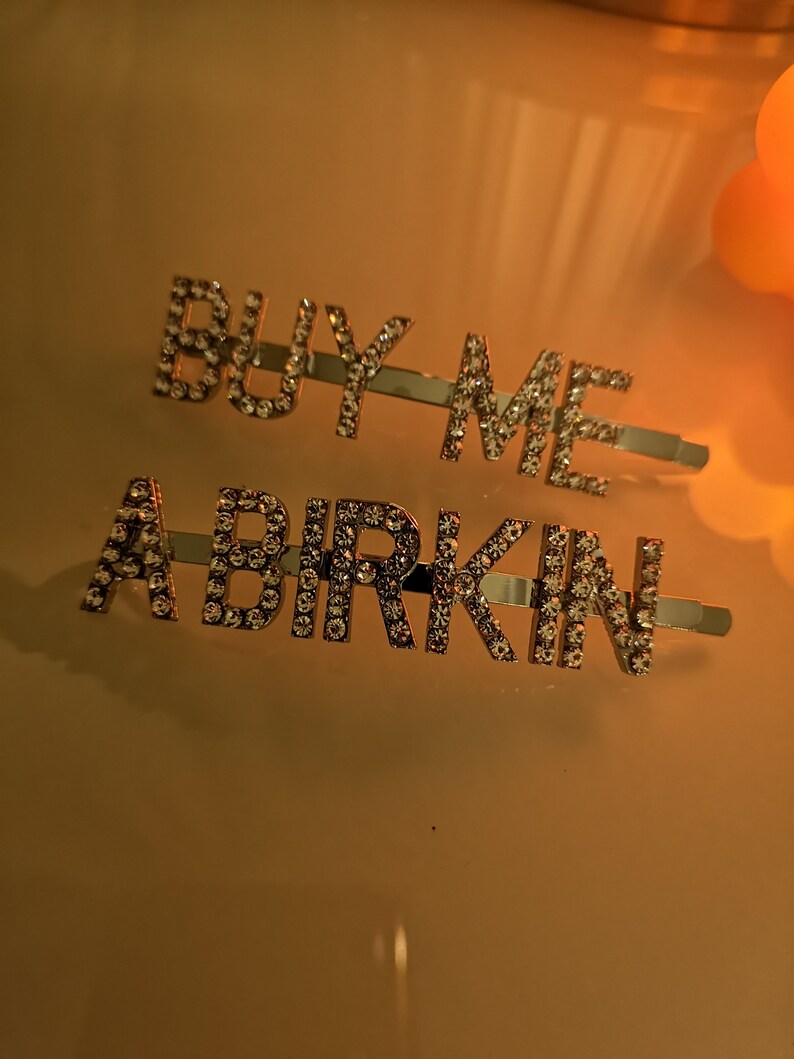 Buy Me a BIRKIN From DUBAI BLING Netflix Diamanté Hair Clip Hair ...