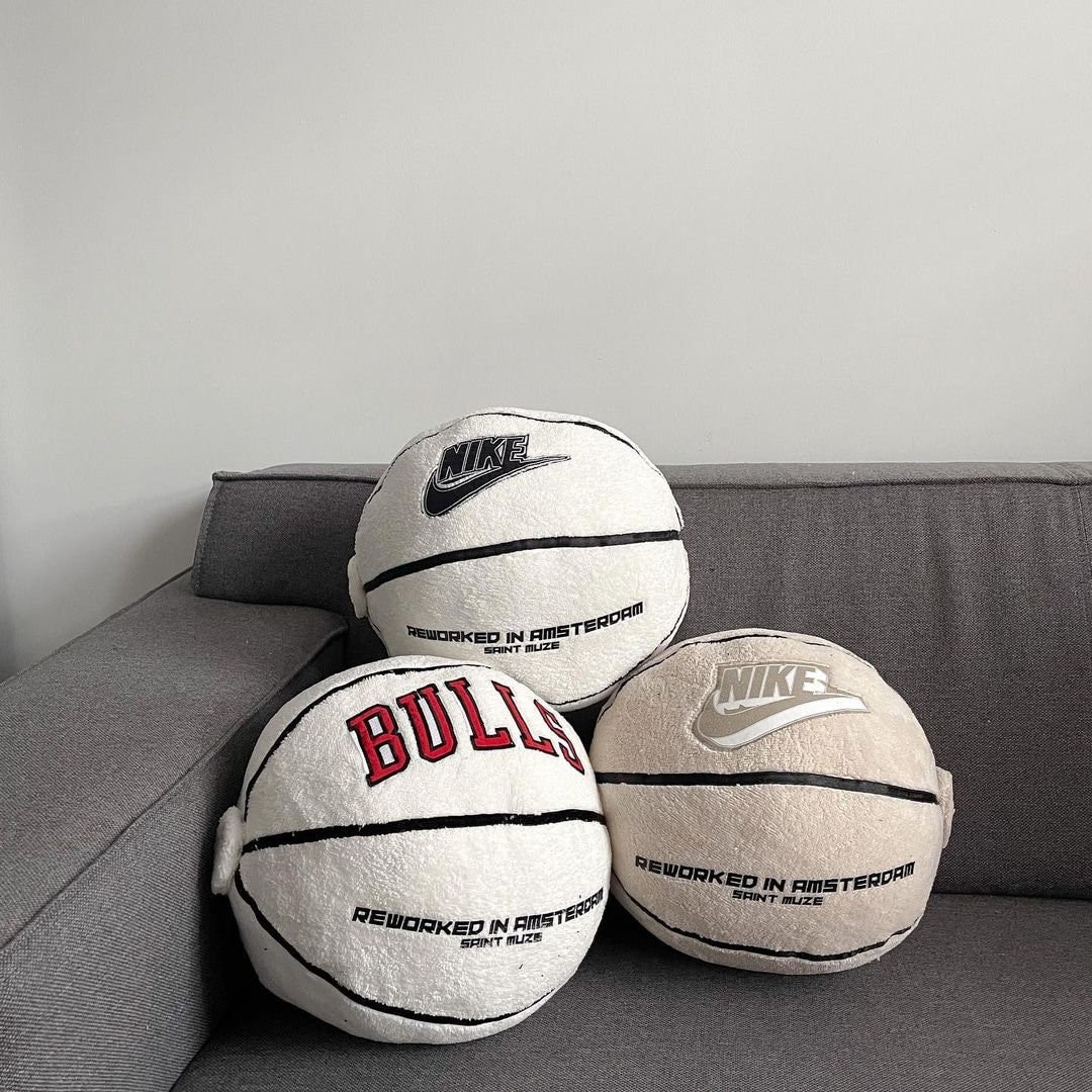 Basketball Pillow Basketball Plush Soft Comfy Cushion Etsy