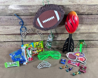 Handmade Mini Football Pinata Birthday Gift Box