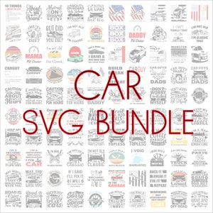 Car SVG Bundle, Digital download, SVG Files for cricut, Car PNG, 100 car graphics, Instant download, Cricut cutting files, Car Accessories