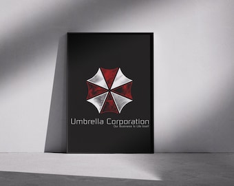 Umbrella Corporation Wall Art Poster|Resident Evil|Game|Movie