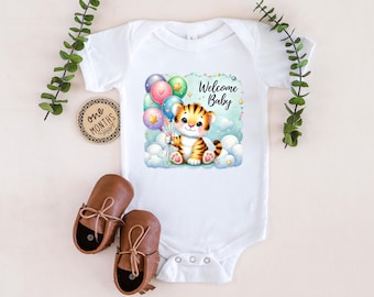 Cute Baby Tiger Infant One Piece Cute Gift Baby Shower Newborn Body Suit