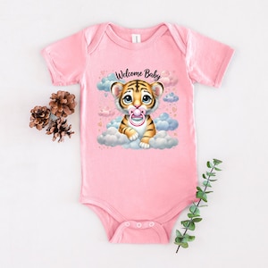 Cute Baby Tiger Infant One Piece Cute Gift Newborn Body Suit Baby Shower