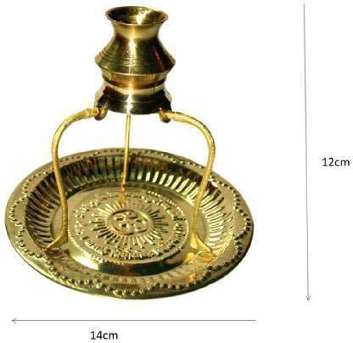 Shivling Abhishek Shivling Brass Stand Tripai Loti Copper Plate Thali