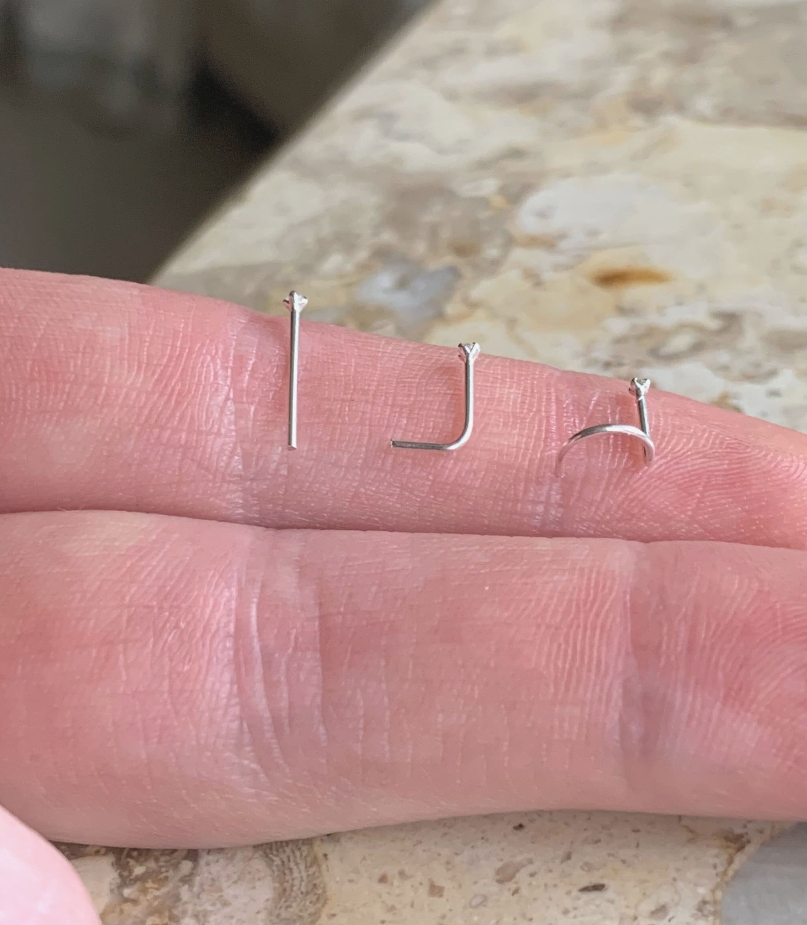 Argento 925 Piercing Naso 20 Borchie Per Naso Argento Sterling 925 - Sfera E Estremità Dritta 1.6mm - Gioielli Jewellerybox Set 20 Borchie Naso Luminose - Foto 10