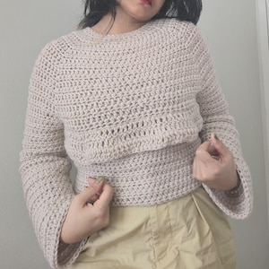Woolie Crochet Sweater - Shrug Top Pattern – Autumn Winter Crochet Sweater | Made to Measure PDF Pattern
