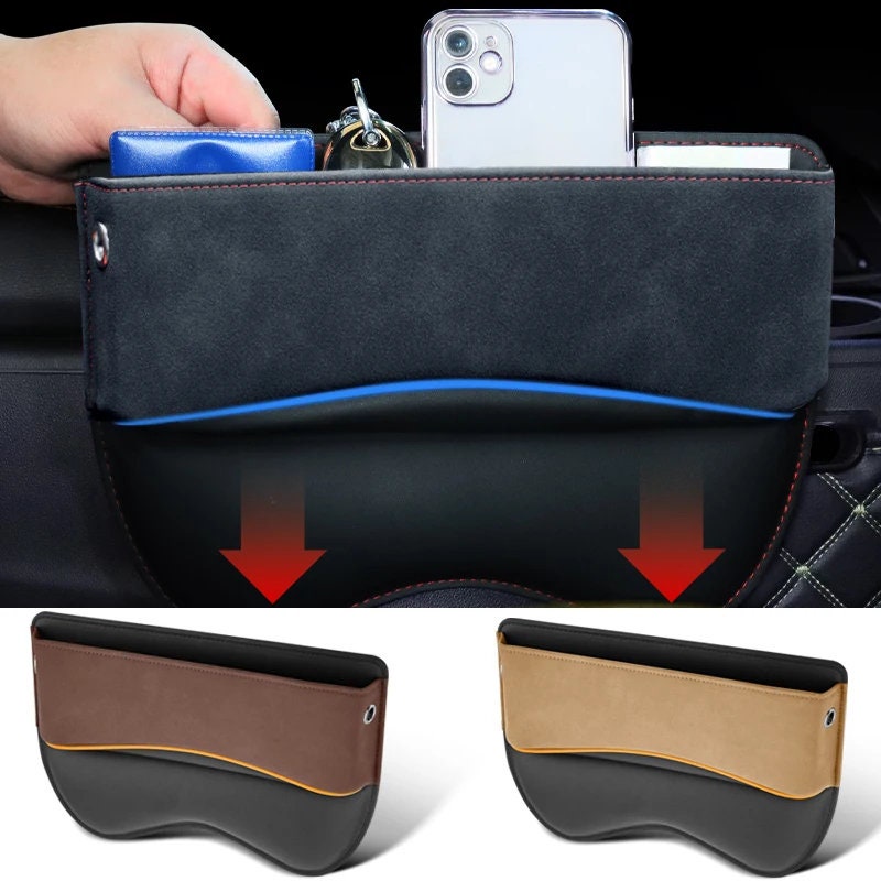 Car Seat Gap Filler Pockets Multifuntion Auto Seats Leak Stop Pad Soft  Padding R