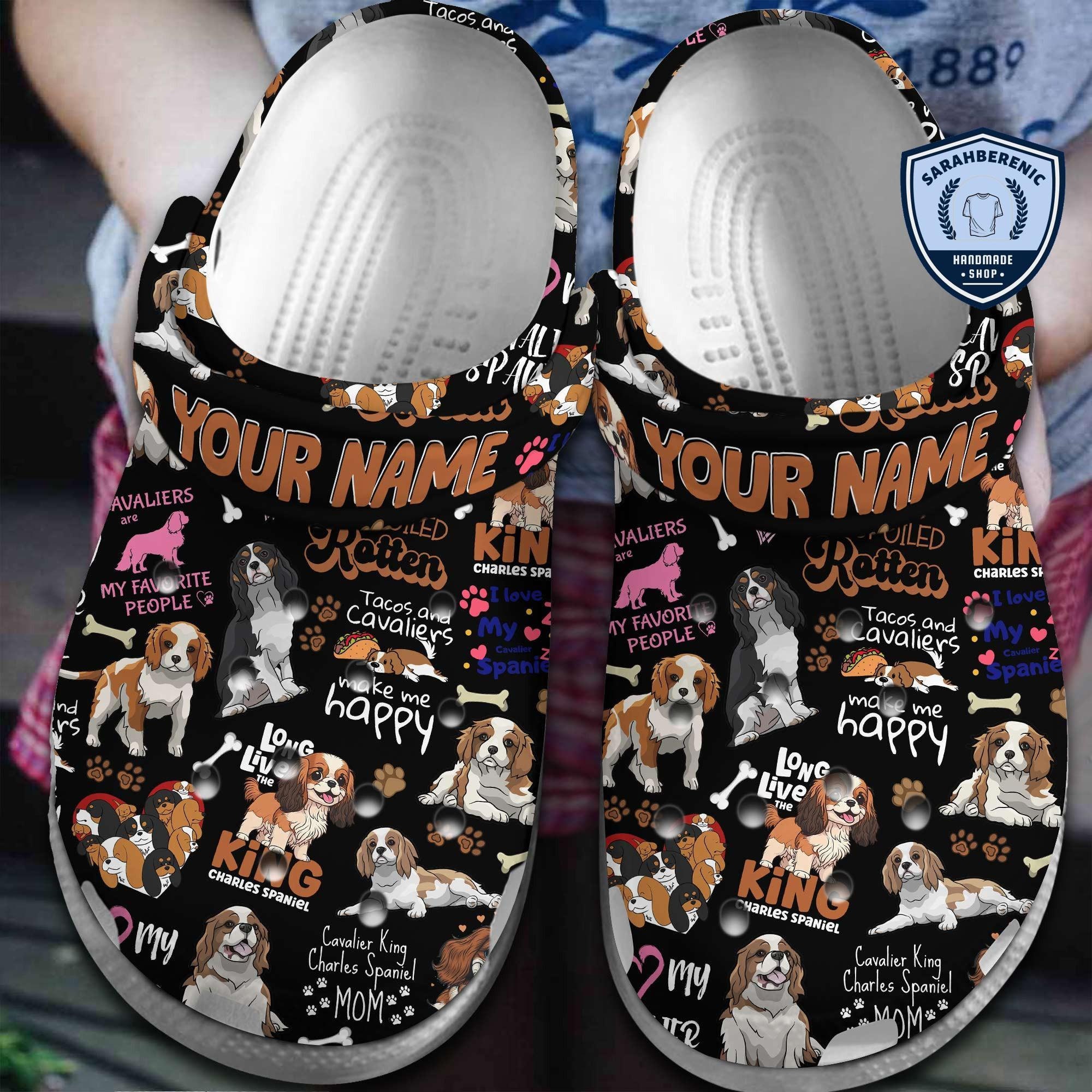 King Charles Cavalier Shoes Etsy