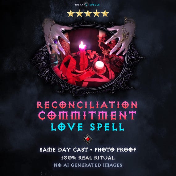 Reconciliation Spell · Love Spell for Ex · Come Back Spell · Love Me Spell · Witchcraft Spells