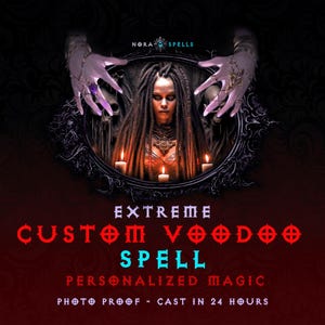 Custom Voodoo Spell for Revenge Control and Manipulation, Harness The Power of Dark Voodoo Magic, Strong Custom Black Magic Same Day Casting