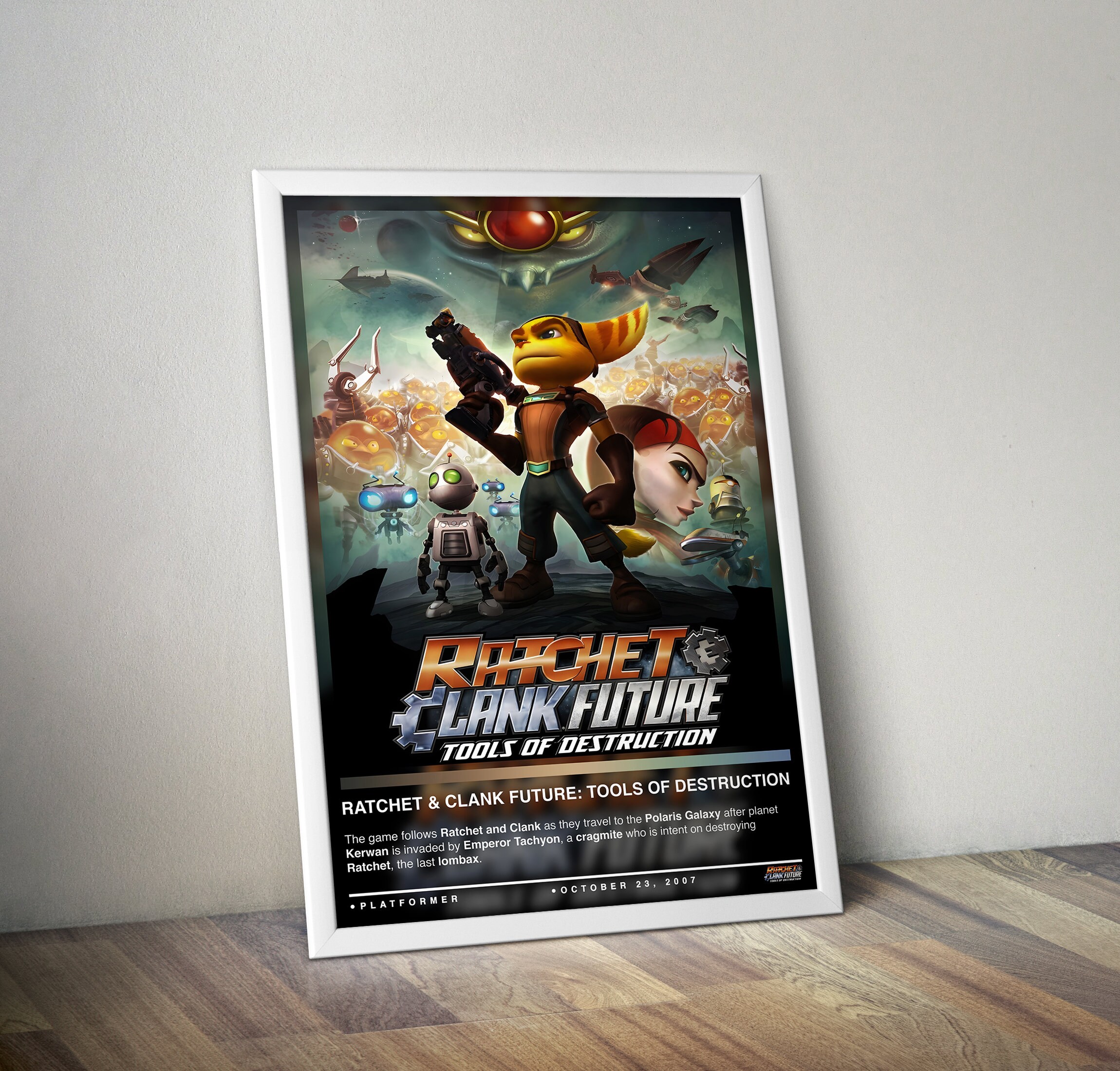Ratchet and Clank Future Tools of Destruction Poster Gaming Poster