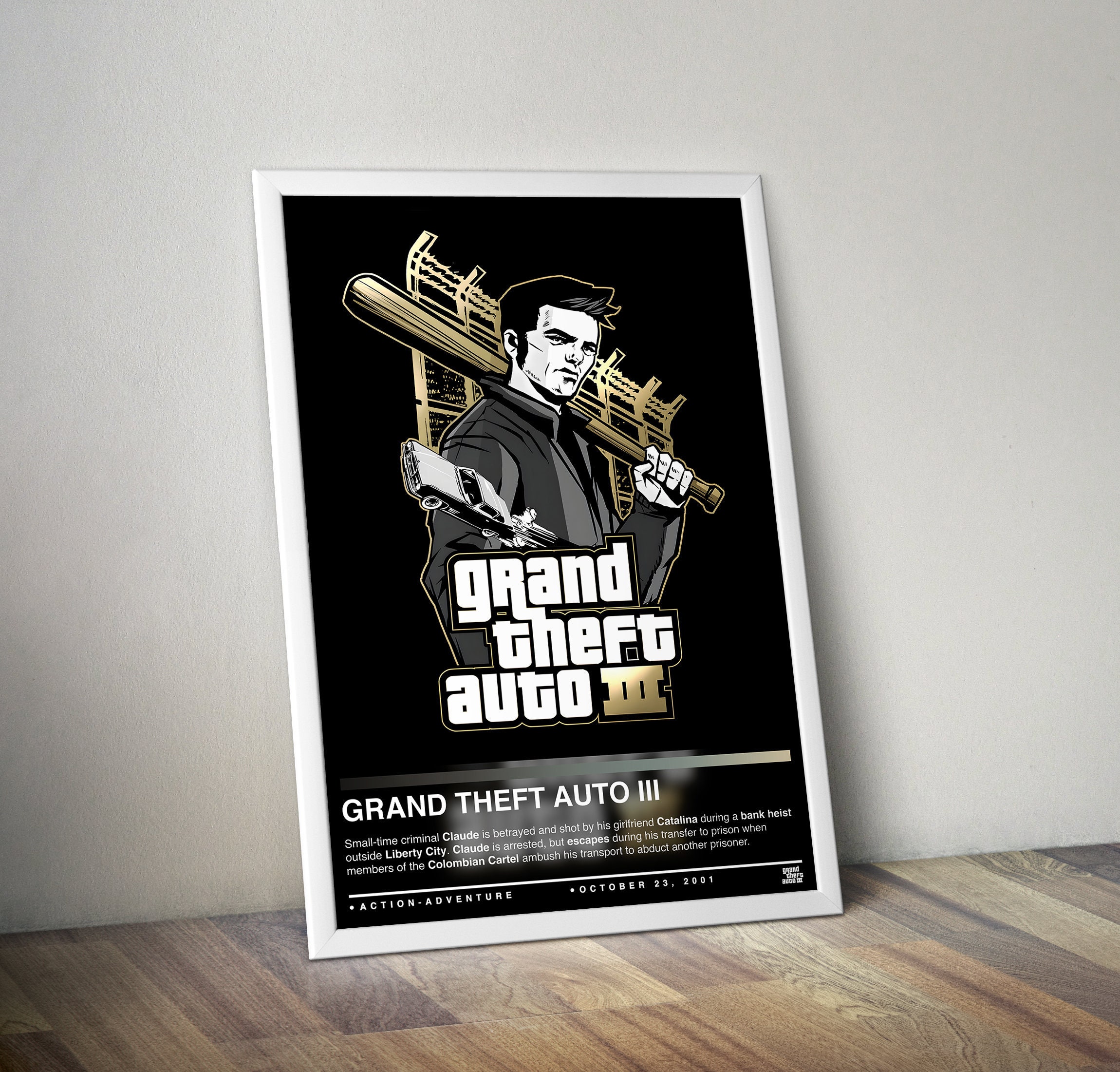 Grand Theft Auto 4 Poster GTA 4 Poster Video Game Poster 