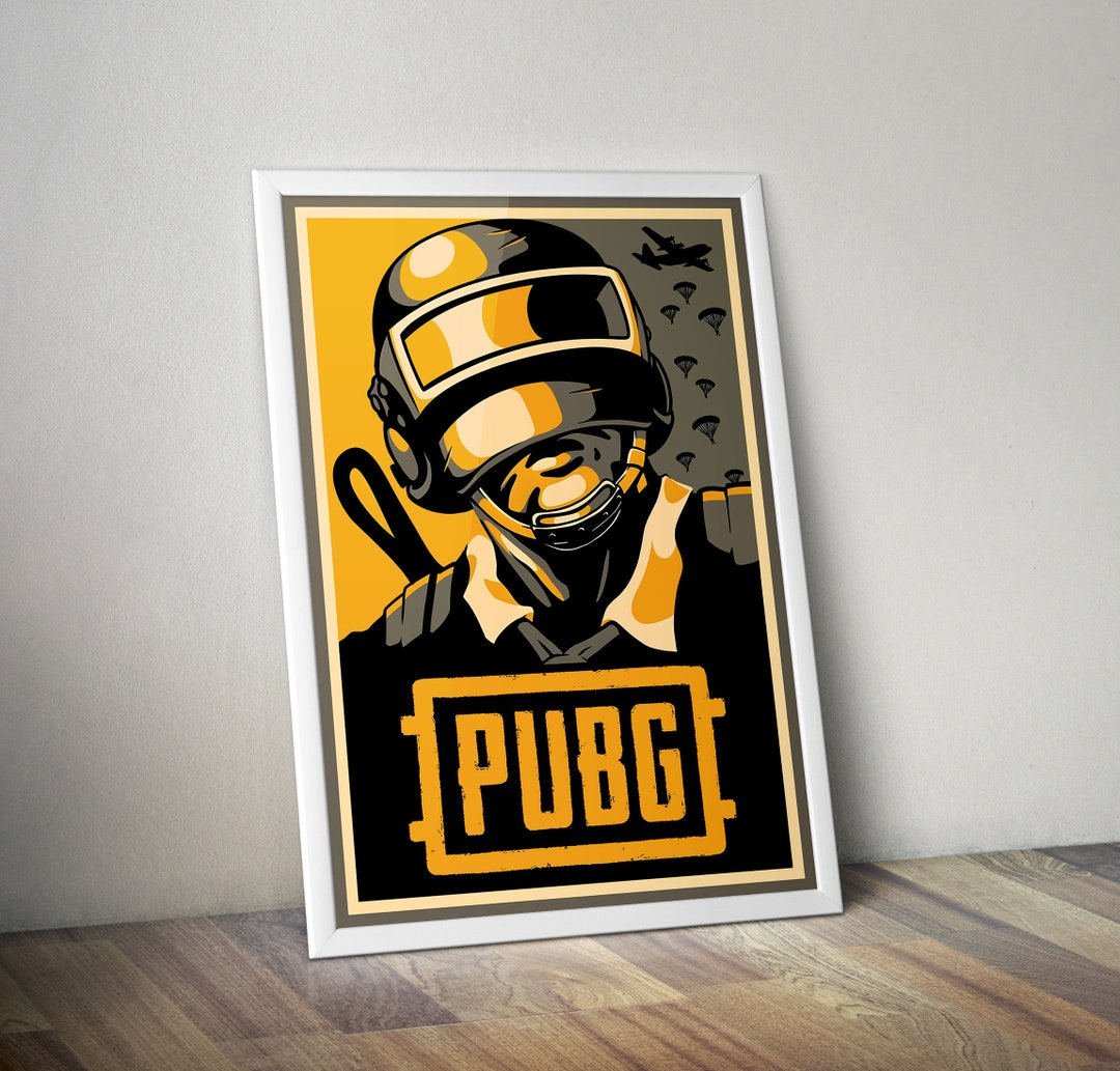 PUBG Poster PUBG Prints Playerunknown's Battlegrounds Poster Video Game