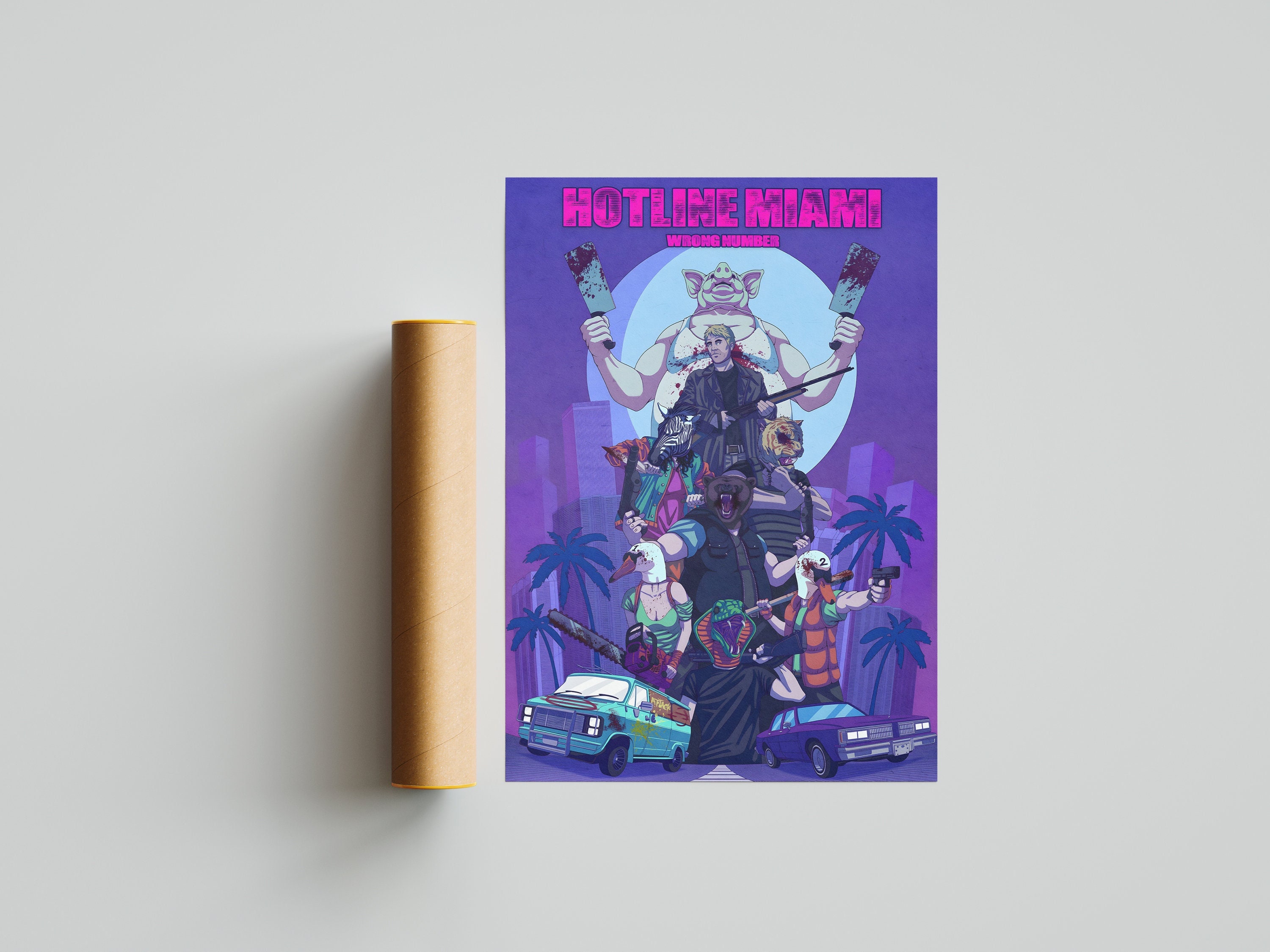 Hotline Miami Poster Gaming Poster Hotline Miami Prints - Etsy