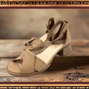 NEFİRA - Handmade Leather Sandals Egyptian Style
