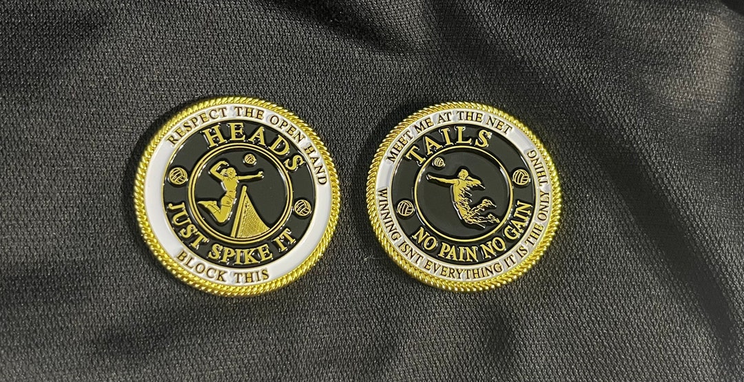 Graphic Referee Challenge Coin Toss Sports Volleyball Just - Etsy